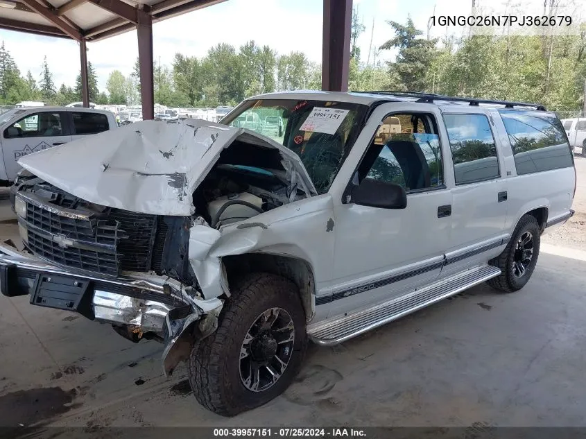 1GNGC26N7PJ362679 1993 Chevrolet Suburban C2500