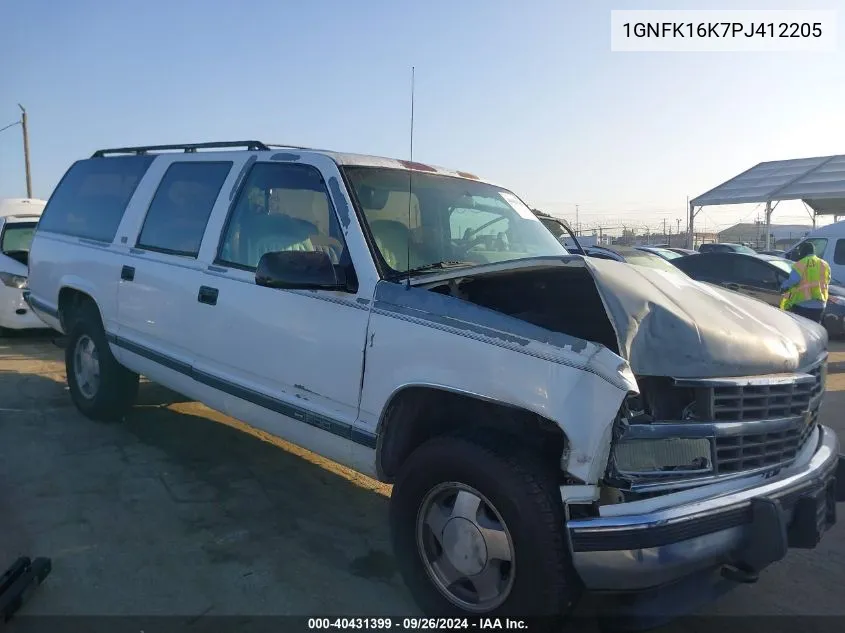 1GNFK16K7PJ412205 1993 Chevrolet Suburban K1500