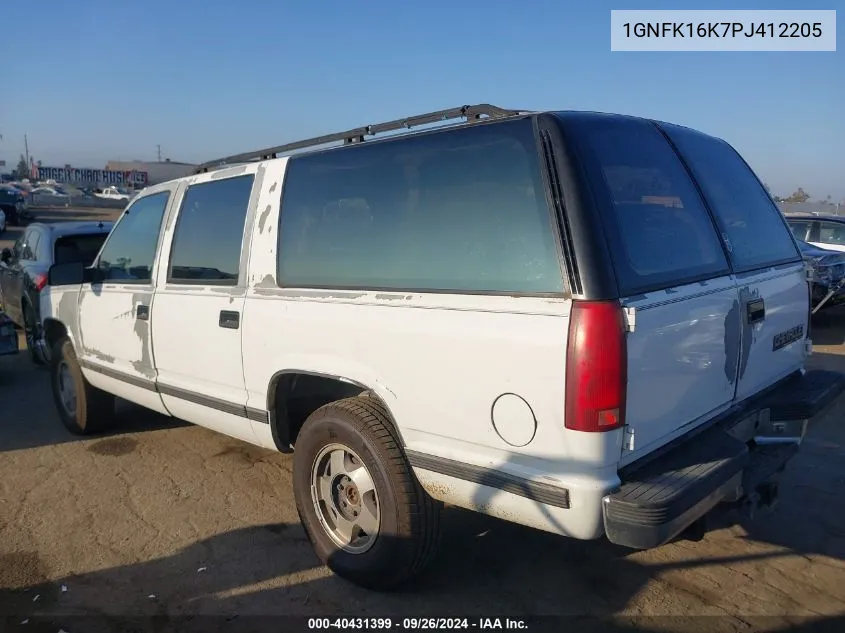 1GNFK16K7PJ412205 1993 Chevrolet Suburban K1500