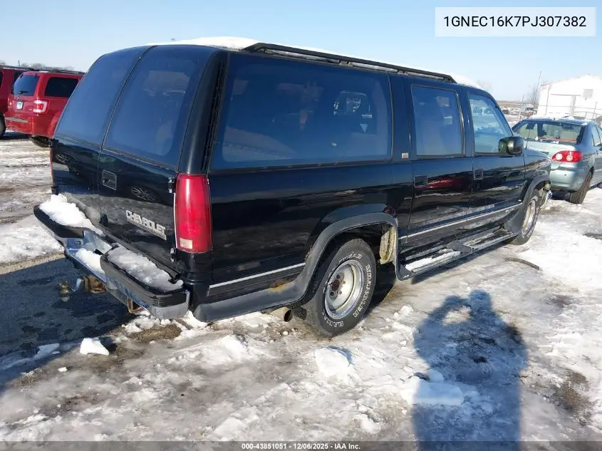 1GNEC16K7PJ307382 1993 Chevrolet Suburban C1500