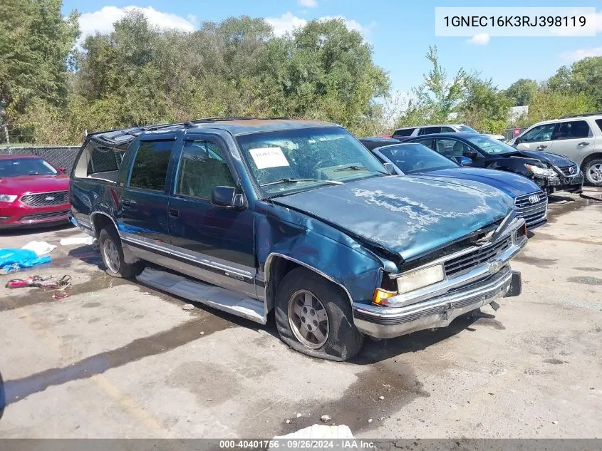 1GNEC16K3RJ398119 1994 Chevrolet Suburban C1500