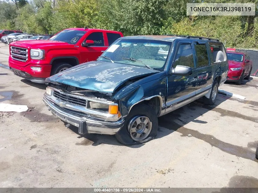 1GNEC16K3RJ398119 1994 Chevrolet Suburban C1500