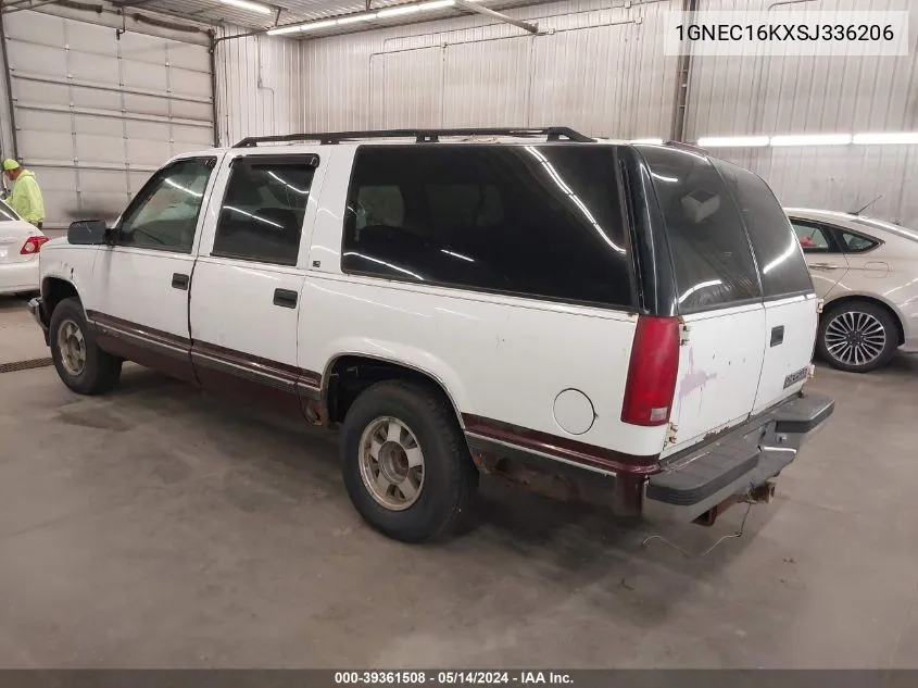 1995 Chevrolet Suburban C1500 VIN: 1GNEC16KXSJ336206 Lot: 39361508