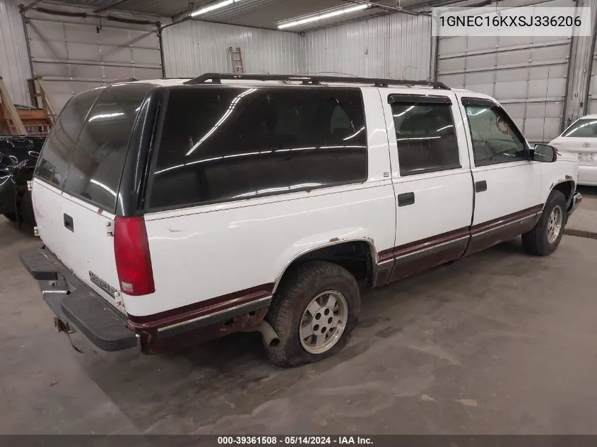 1995 Chevrolet Suburban C1500 VIN: 1GNEC16KXSJ336206 Lot: 39361508