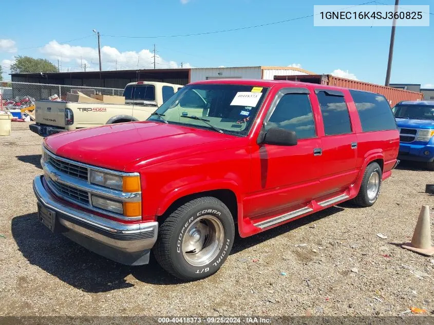 1995 Chevrolet Suburban C1500 VIN: 1GNEC16K4SJ360825 Lot: 40418373