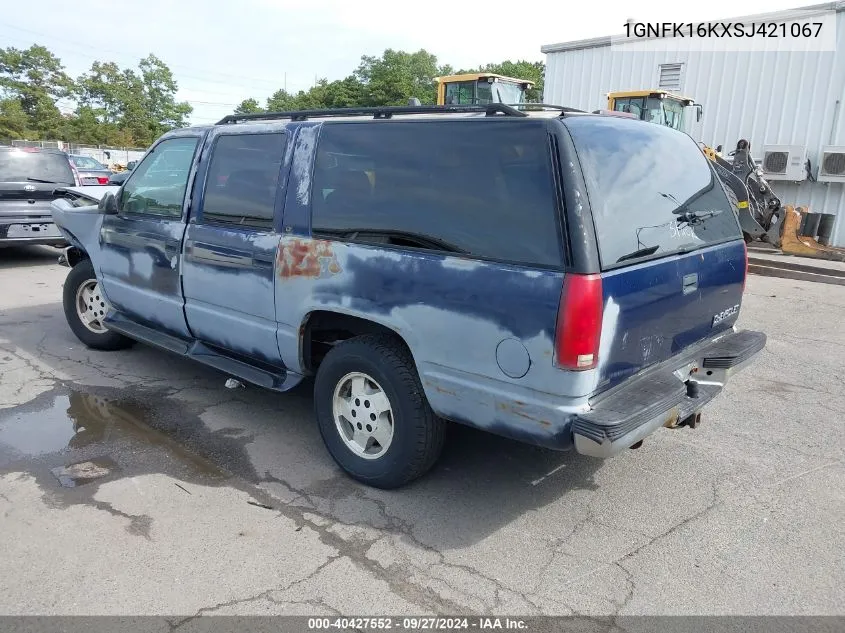 1GNFK16KXSJ421067 1995 Chevrolet Suburban K1500