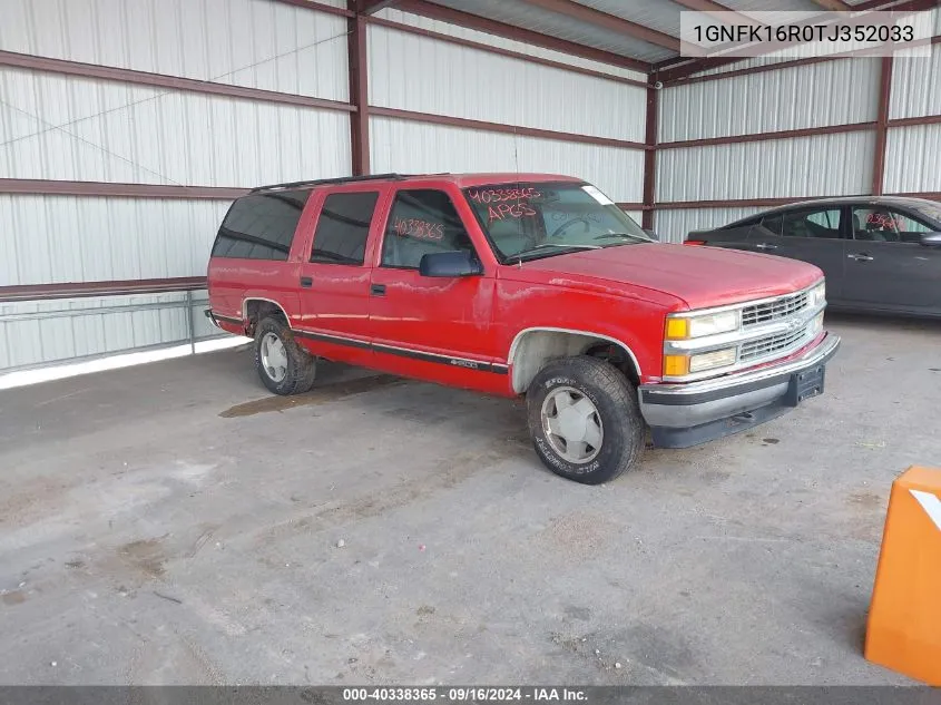 1GNFK16R0TJ352033 1996 Chevrolet Suburban K1500