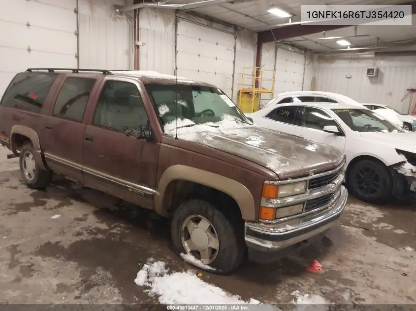 1GNFK16R6TJ354420 1996 Chevrolet Suburban K1500