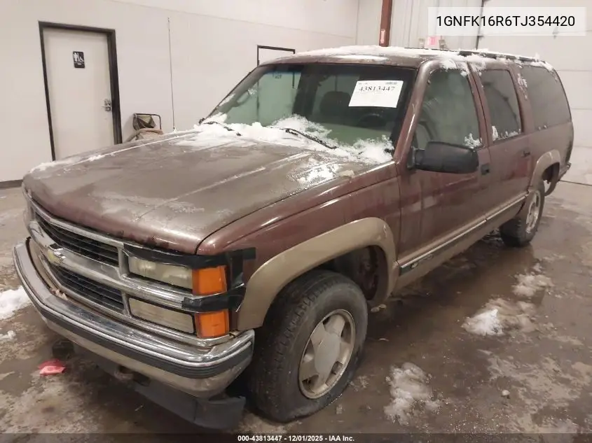 1GNFK16R6TJ354420 1996 Chevrolet Suburban K1500