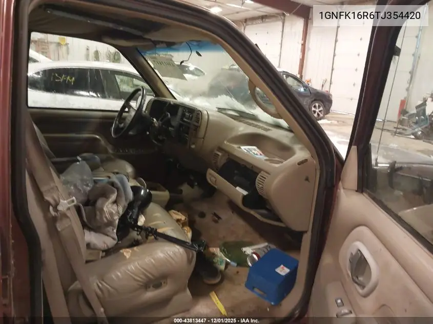 1GNFK16R6TJ354420 1996 Chevrolet Suburban K1500