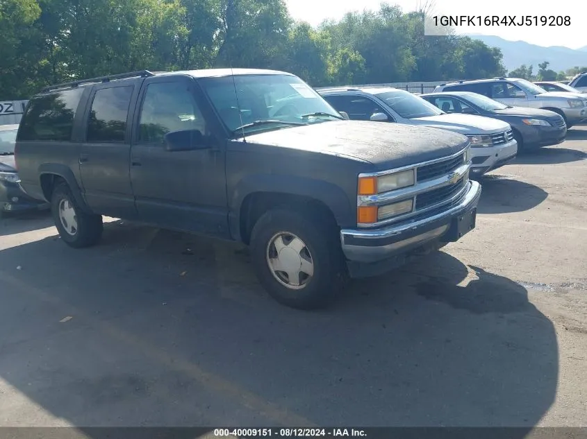 1999 Chevrolet Suburban K1500 VIN: 1GNFK16R4XJ519208 Lot: 40009151