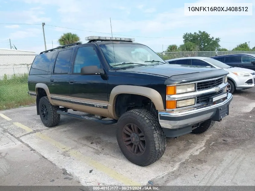 1999 Chevrolet Suburban K1500 VIN: 1GNFK16R0XJ408512 Lot: 40153177