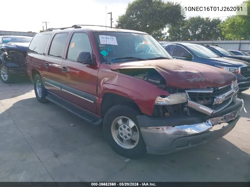 2001 Chevrolet Suburban Ls VIN: 1GNEC16T01J262091 Lot: 39432560