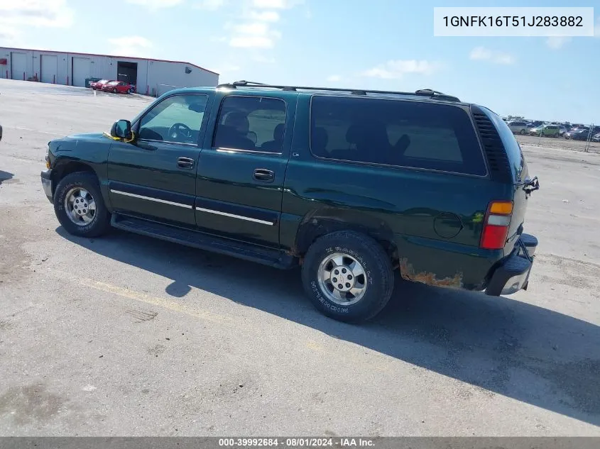 2001 Chevrolet Suburban K1500 VIN: 1GNFK16T51J283882 Lot: 39992684