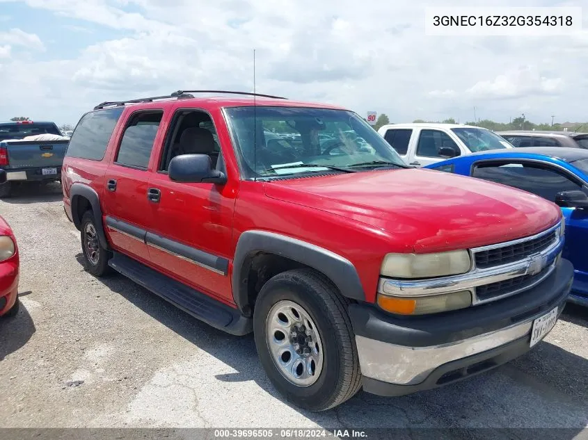 3GNEC16Z32G354318 2002 Chevrolet Suburban Ls