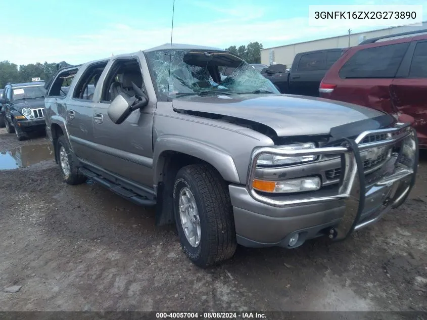 2002 Chevrolet Suburban 1500 Z71 VIN: 3GNFK16ZX2G273890 Lot: 40057004