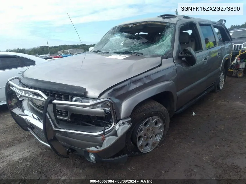 2002 Chevrolet Suburban 1500 Z71 VIN: 3GNFK16ZX2G273890 Lot: 40057004