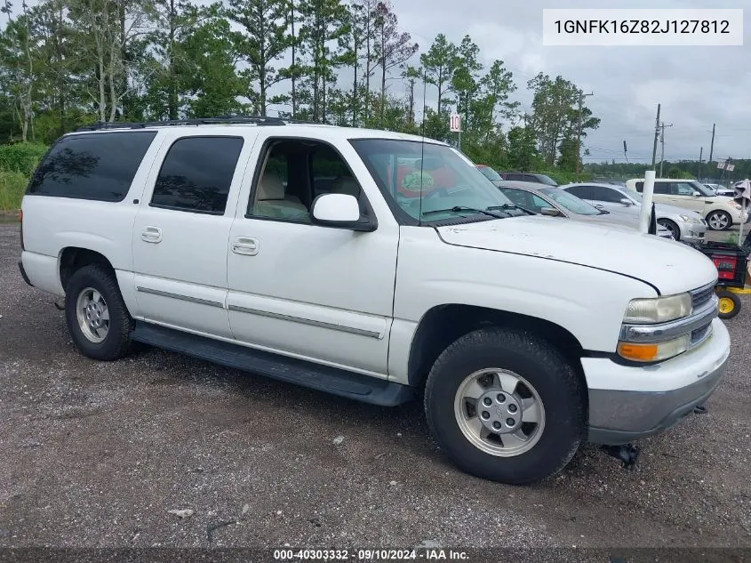 2002 Chevrolet Suburban K1500 VIN: 1GNFK16Z82J127812 Lot: 40303332