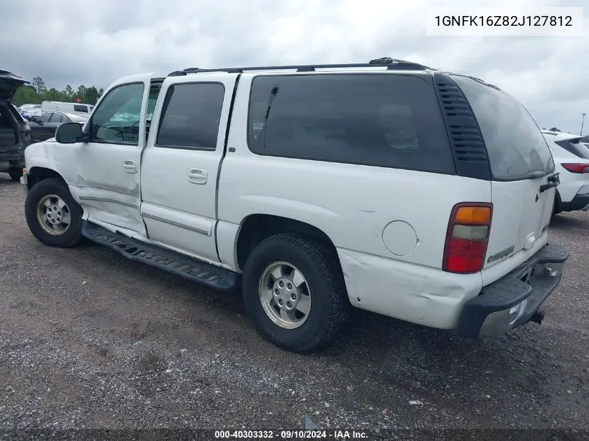 1GNFK16Z82J127812 2002 Chevrolet Suburban K1500