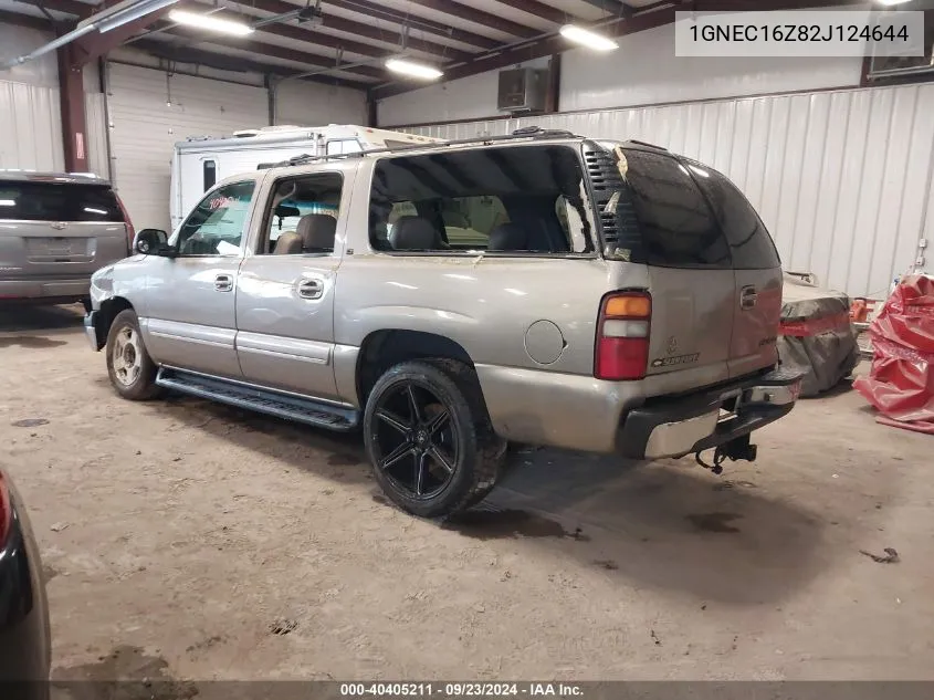 2002 Chevrolet Suburban C1500 VIN: 1GNEC16Z82J124644 Lot: 40405211