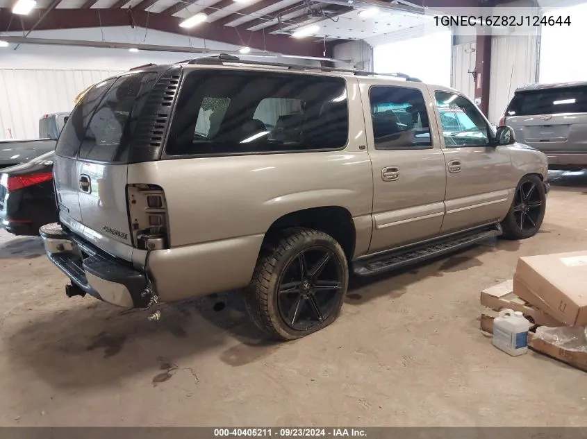 2002 Chevrolet Suburban 1500 Lt VIN: 1GNEC16Z82J124644 Lot: 40405211