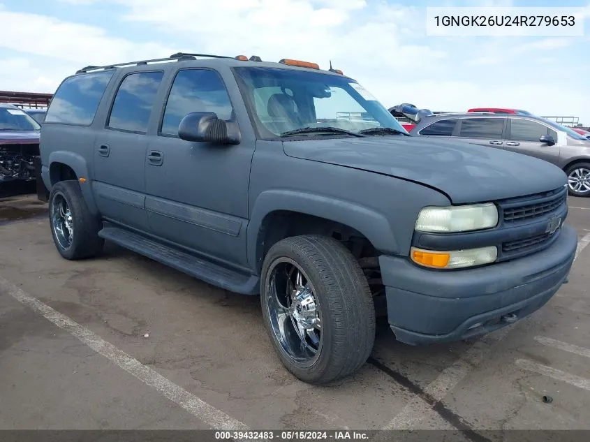 2004 Chevrolet Suburban 2500 Lt VIN: 1GNGK26U24R279653 Lot: 39432483