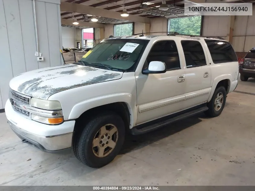 1GNFK16Z44J156940 2004 Chevrolet Suburban Lt