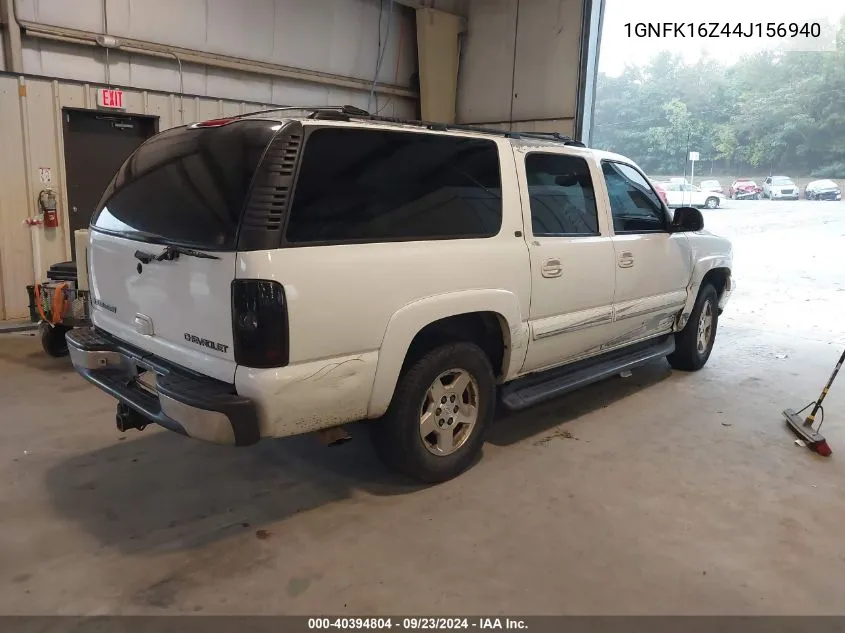 2004 Chevrolet Suburban Lt VIN: 1GNFK16Z44J156940 Lot: 40394804