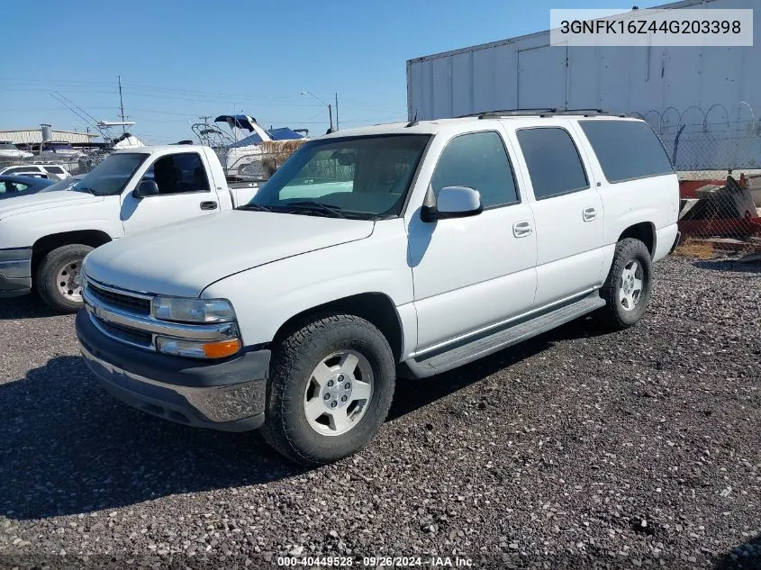 3GNFK16Z44G203398 2004 Chevrolet Suburban