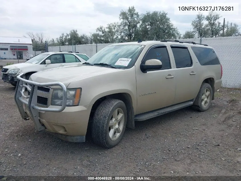 2007 Chevrolet Suburban K1500 VIN: 1GNFK16327J176281 Lot: 40046928