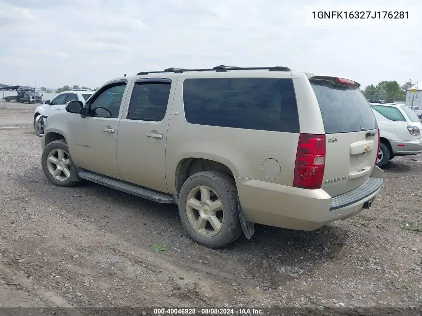 2007 Chevrolet Suburban K1500 VIN: 1GNFK16327J176281 Lot: 40046928