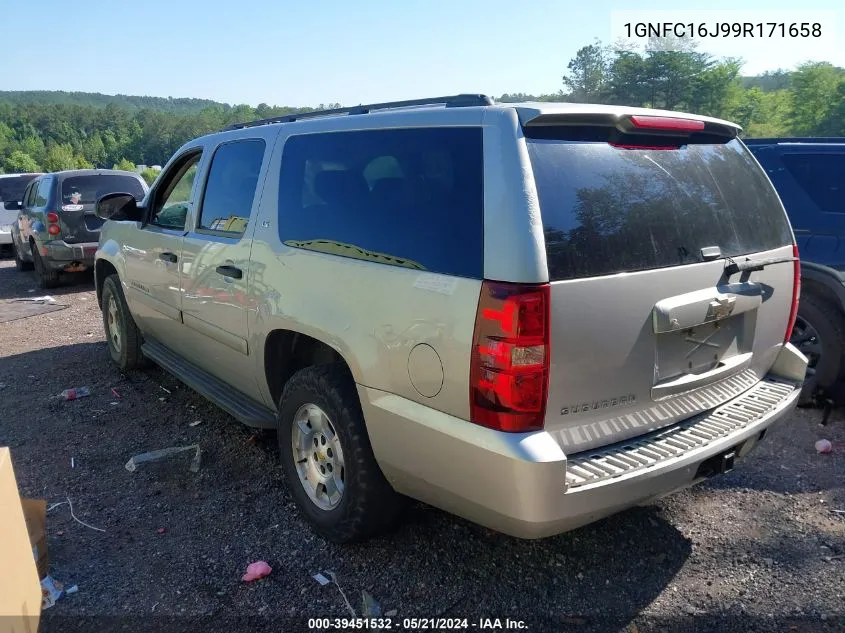 2009 Chevrolet Suburban Ls VIN: 1GNFC16J99R171658 Lot: 39451532