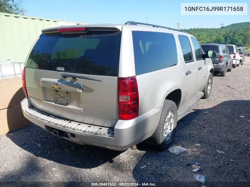 2009 Chevrolet Suburban Ls VIN: 1GNFC16J99R171658 Lot: 39451532