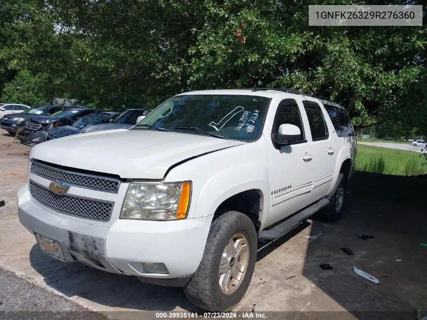 1GNFK26329R276360 2009 Chevrolet Suburban Lt W/2Lt