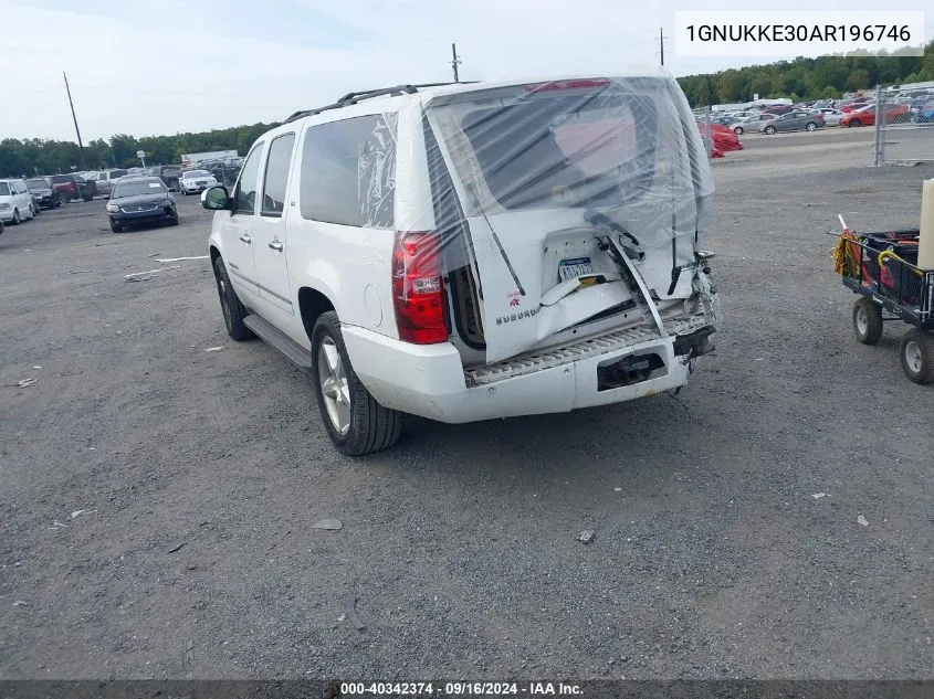 2010 Chevrolet Suburban K1500 Ltz VIN: 1GNUKKE30AR196746 Lot: 40342374