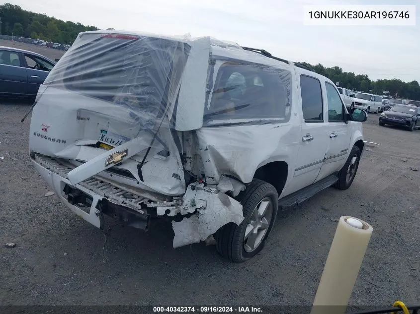 2010 Chevrolet Suburban K1500 Ltz VIN: 1GNUKKE30AR196746 Lot: 40342374