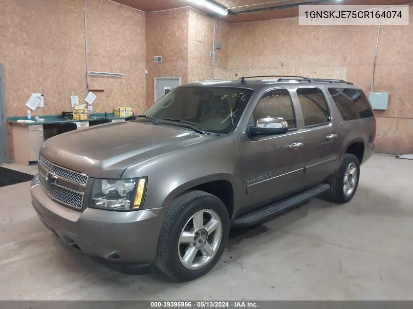 2012 Chevrolet Suburban K1500 Lt VIN: 1GNSKJE75CR164074 Lot: 39395956