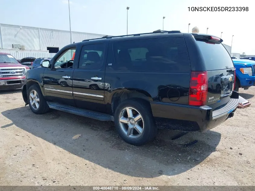 2013 Chevrolet Suburban C1500 Ltz VIN: 1GNSCKE05DR233398 Lot: 40048710