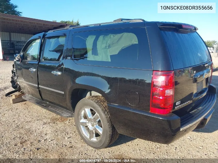 1GNSCKE08DR355656 2013 Chevrolet Suburban C1500 Ltz