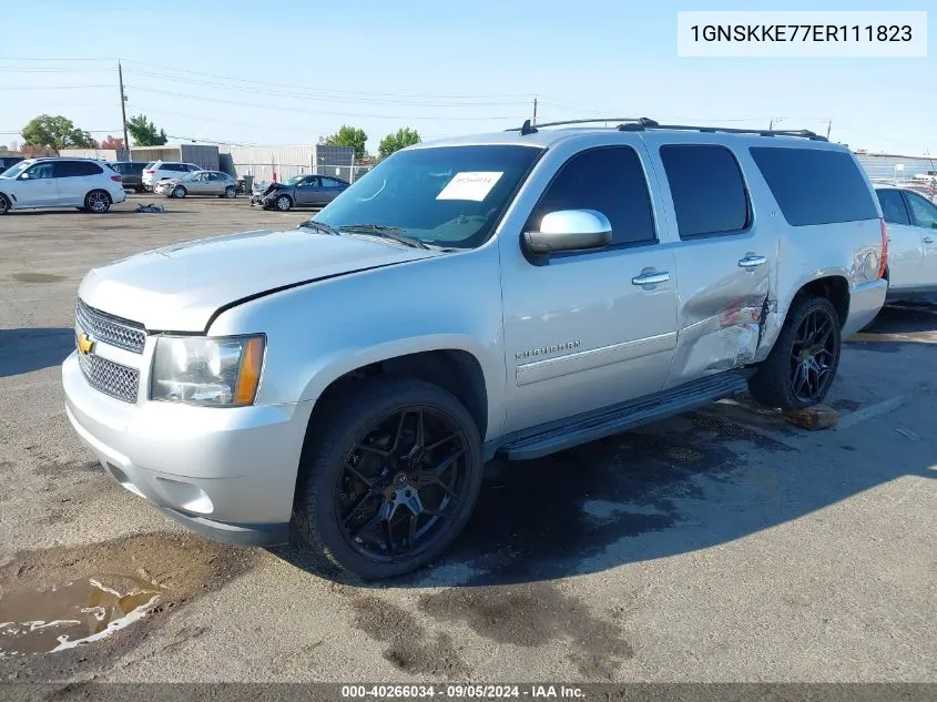 1GNSKKE77ER111823 2014 Chevrolet Suburban K1500 Ltz