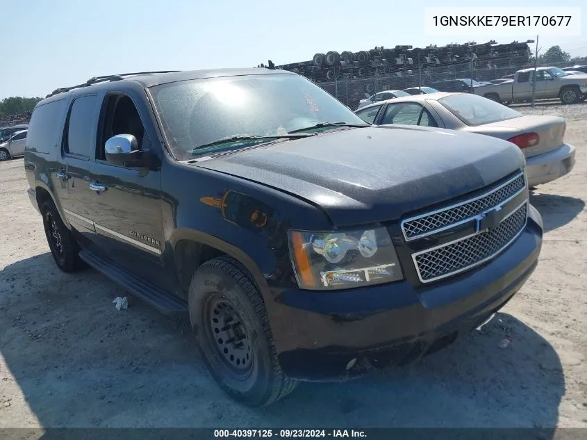 1GNSKKE79ER170677 2014 Chevrolet Suburban Ltz