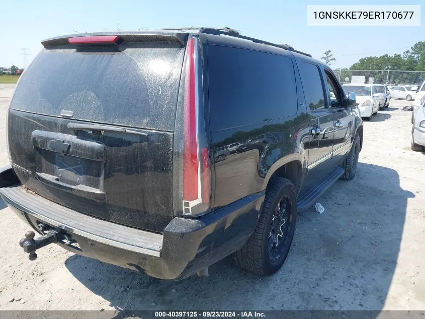 1GNSKKE79ER170677 2014 Chevrolet Suburban Ltz