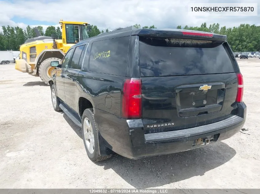 1GNSKHECXFR575870 2015 Chevrolet Suburban