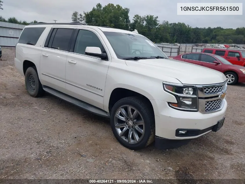 1GNSCJKC5FR561500 2015 Chevrolet Suburban C1500 Lt