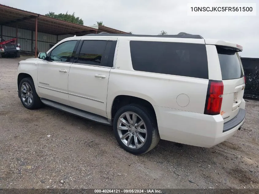 2015 Chevrolet Suburban C1500 Lt VIN: 1GNSCJKC5FR561500 Lot: 40264121