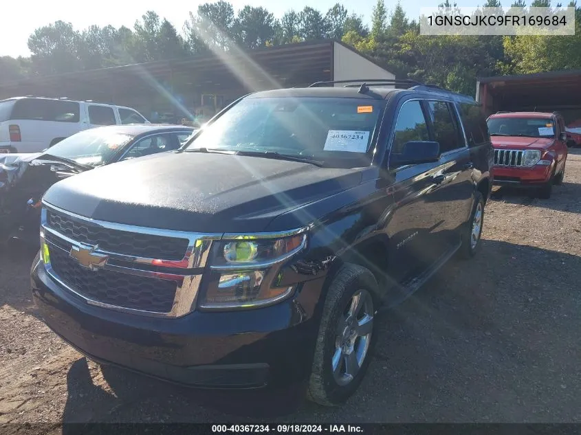 1GNSCJKC9FR169684 2015 Chevrolet Suburban C1500 Lt