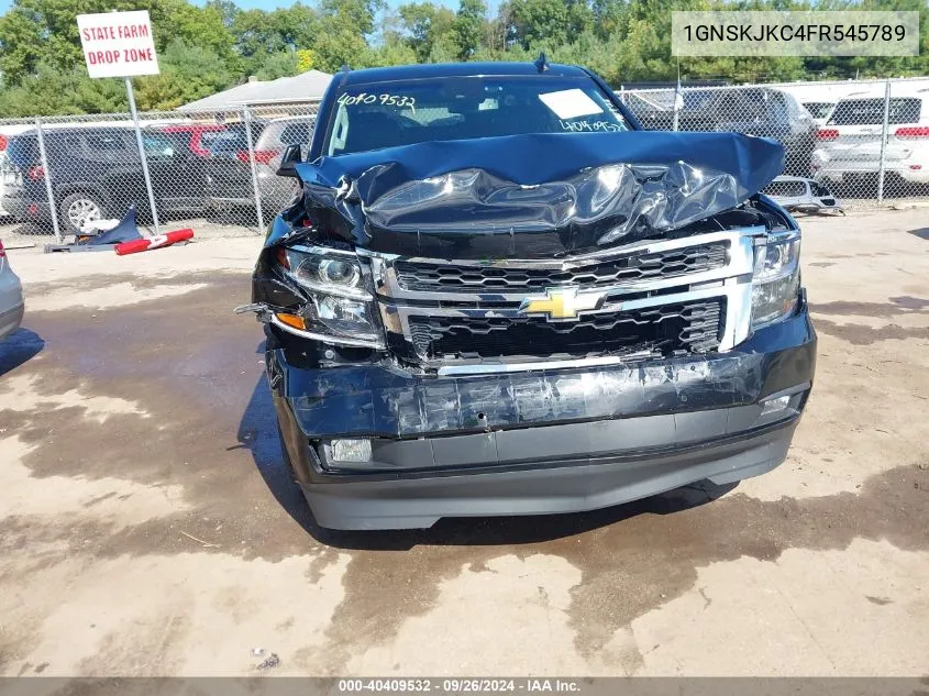 1GNSKJKC4FR545789 2015 Chevrolet Suburban K1500 Lt