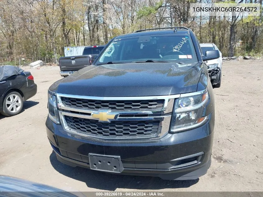 1GNSKHKC6GR264572 2016 Chevrolet Suburban Lt