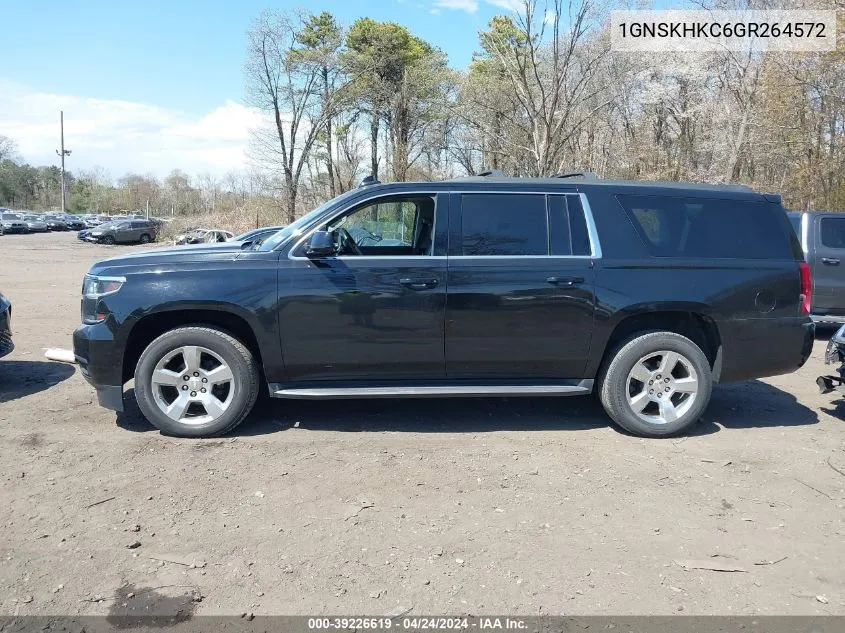 1GNSKHKC6GR264572 2016 Chevrolet Suburban Lt