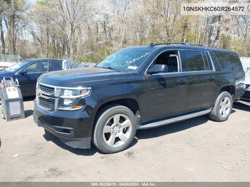 2016 Chevrolet Suburban Lt VIN: 1GNSKHKC6GR264572 Lot: 39226619